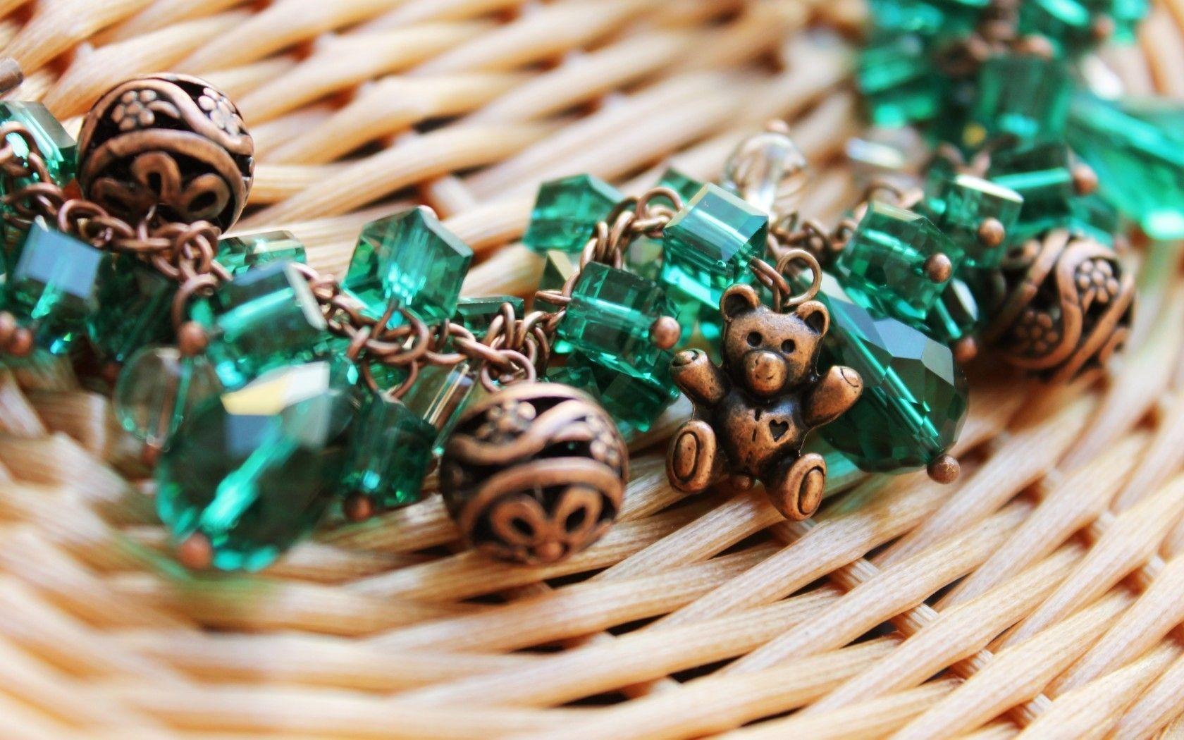 Mood Bracelet Jewelry Emerald Bear HD Wallpaper