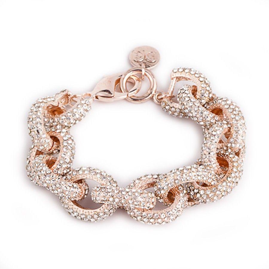 Rose Gold Pave Beauty Bracelet