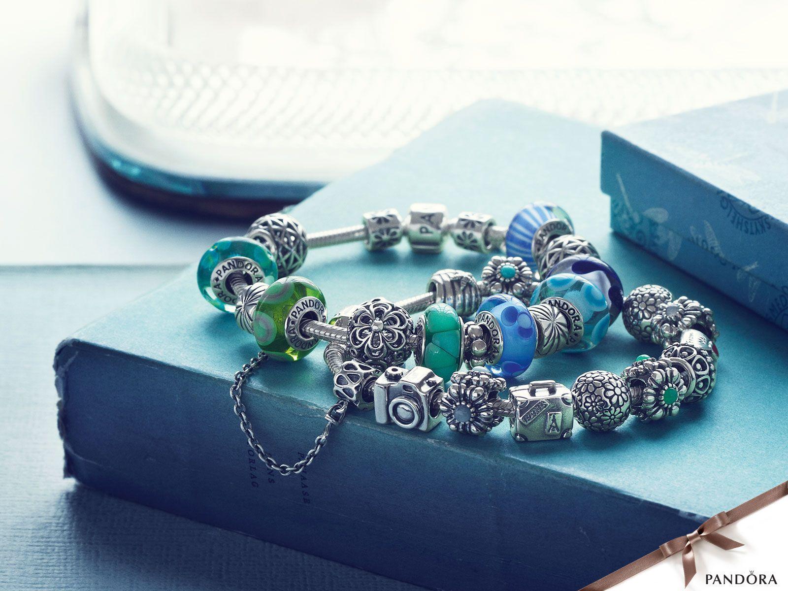 Teal and turquoise Pandora bracelets. Beautiful!. For the Wrist