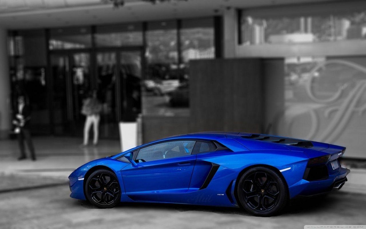 Lamborghini Aventador Blue ❤ 4K HD Desktop Wallpaper for 4K Ultra