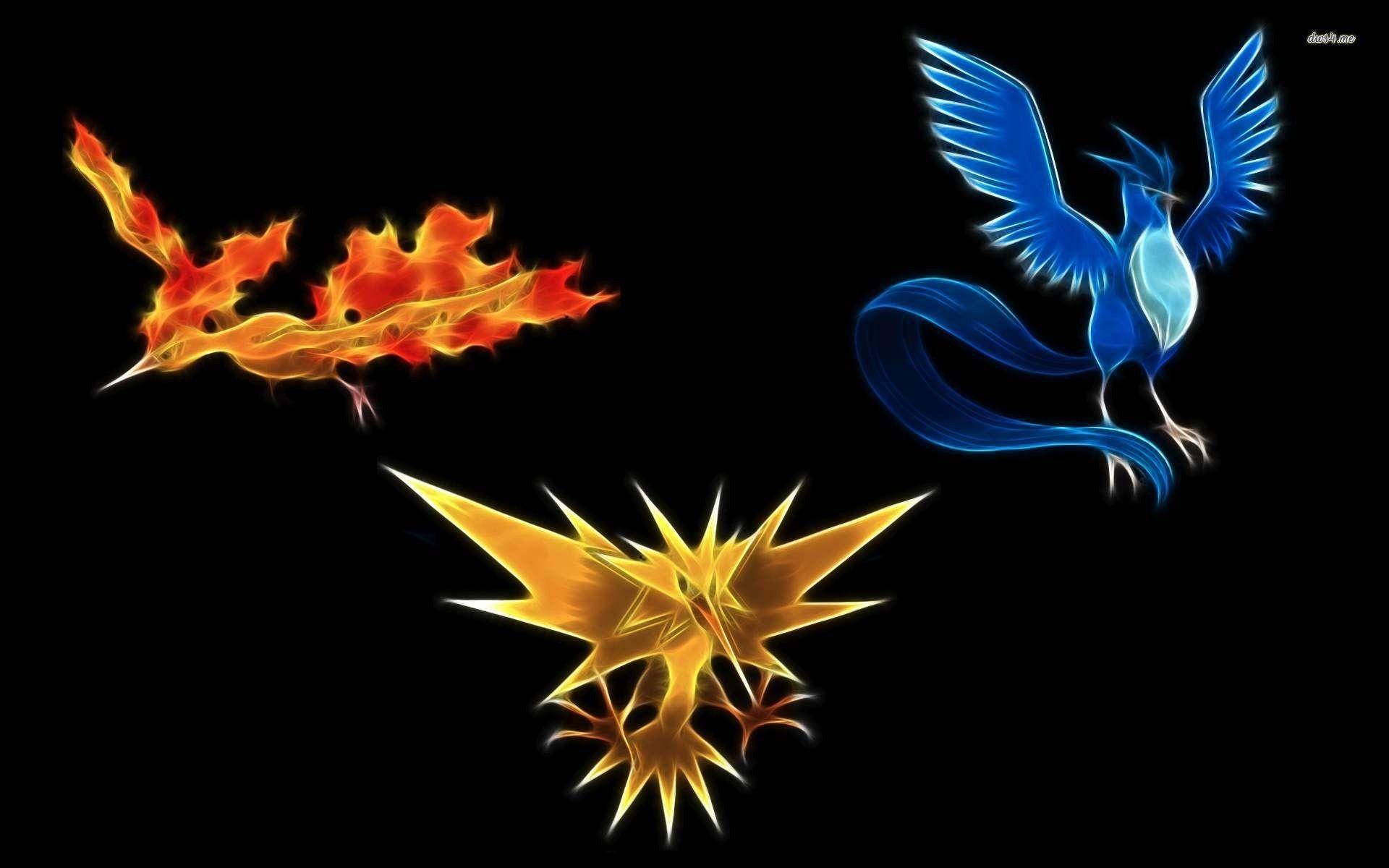 Articuno, Zapdos, Moltres, Pokemon HD Wallpaper / Desktop