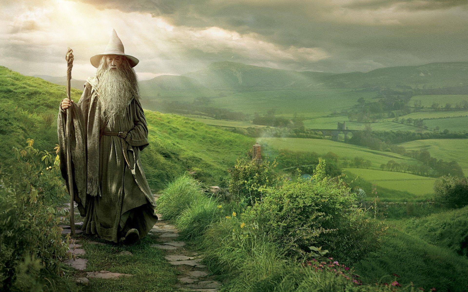 Download the Gandalf In The Shire Wallpaper, Gandalf In The Shire