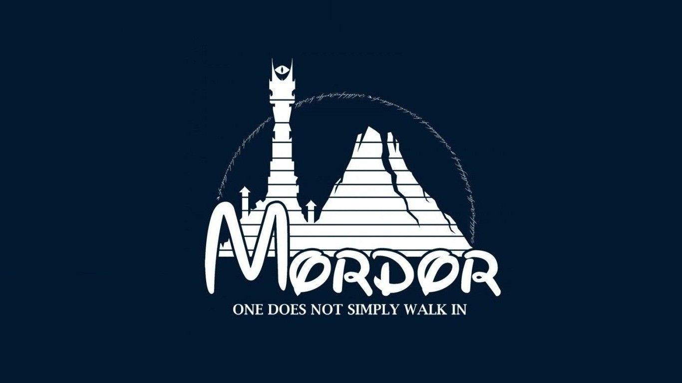 minimalistic, funny, The Lord of the Rings, Mordor, Disney