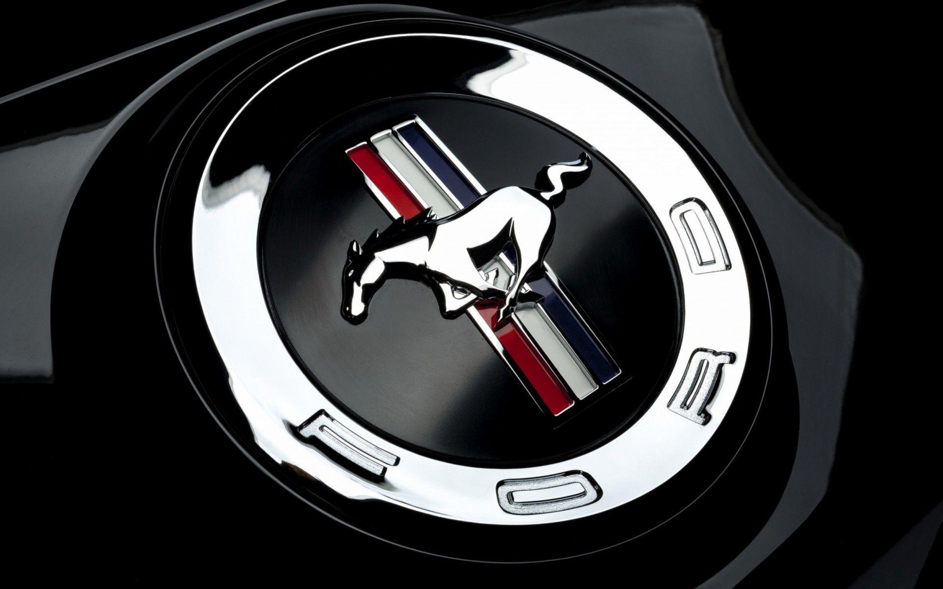 Ford Mustang logo Wallpaper HD 3D -Logo Brands For Free HD 3D