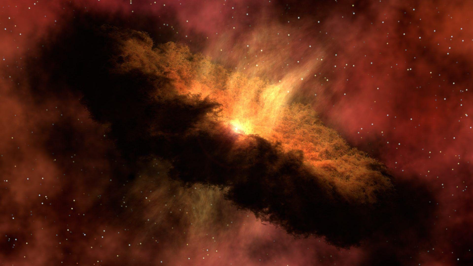 Space: Nebula Black Hole Dust Stars Nature Wallpaper HD