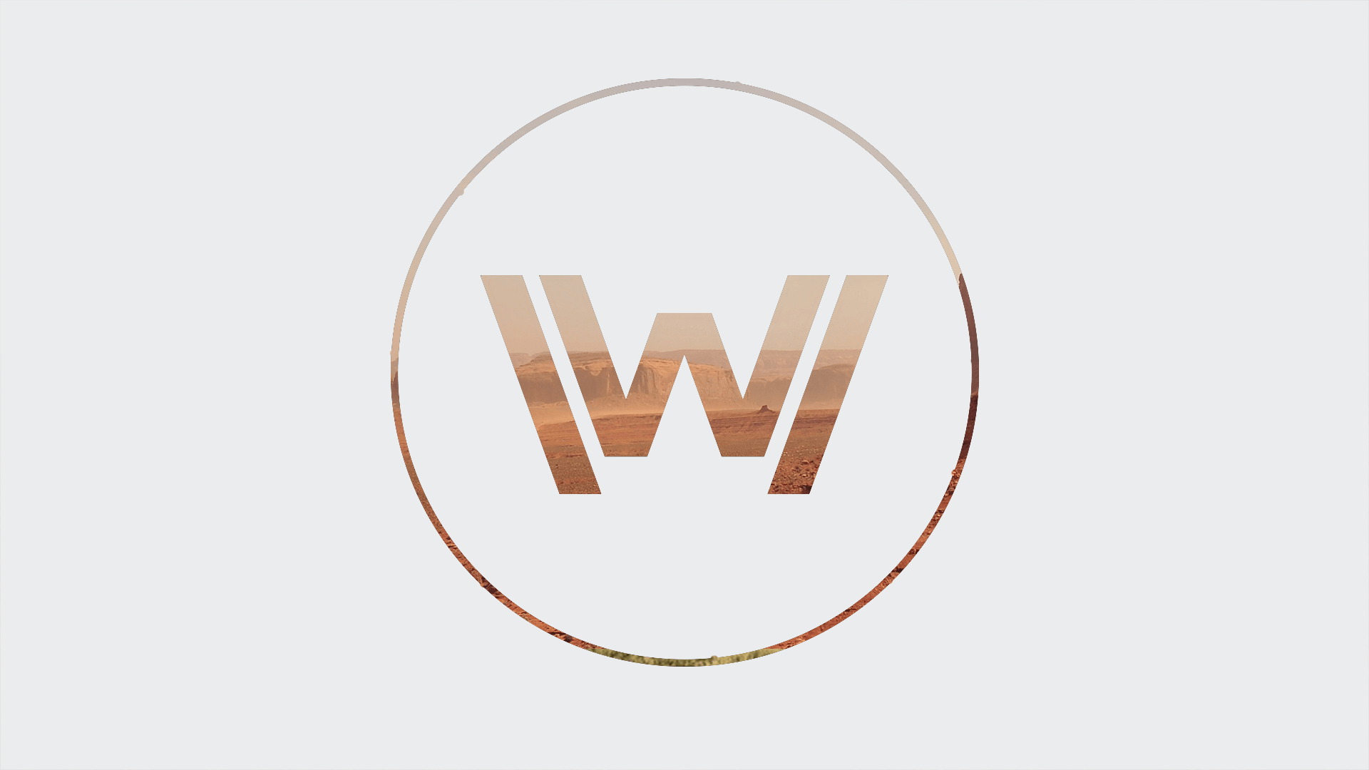 Westworld logo wallpaper