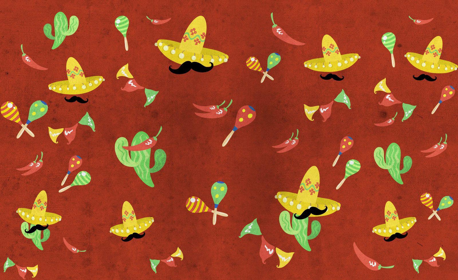 Mexican Fiesta Background Free Wallpaper for Facebook®, Twitter