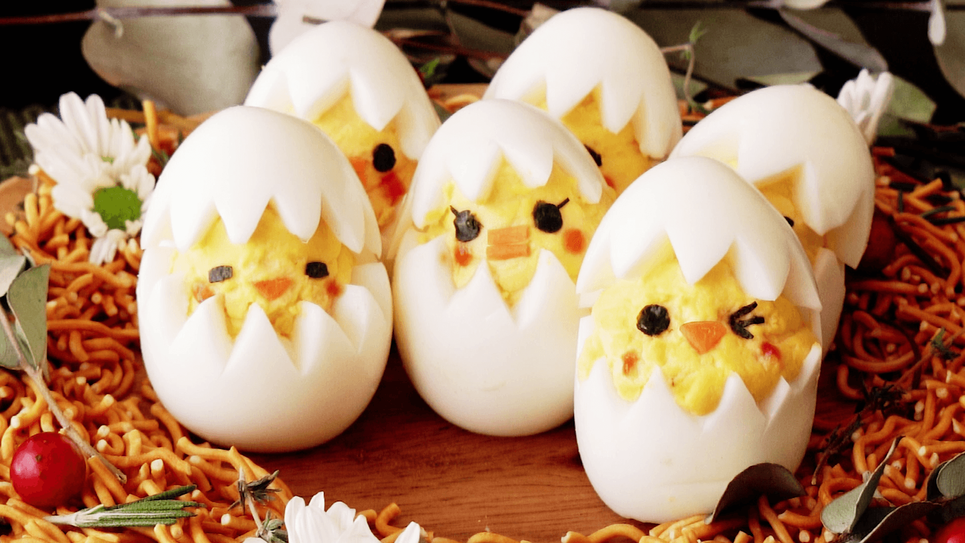 Hard Boiled Egg Chicks Recipe
