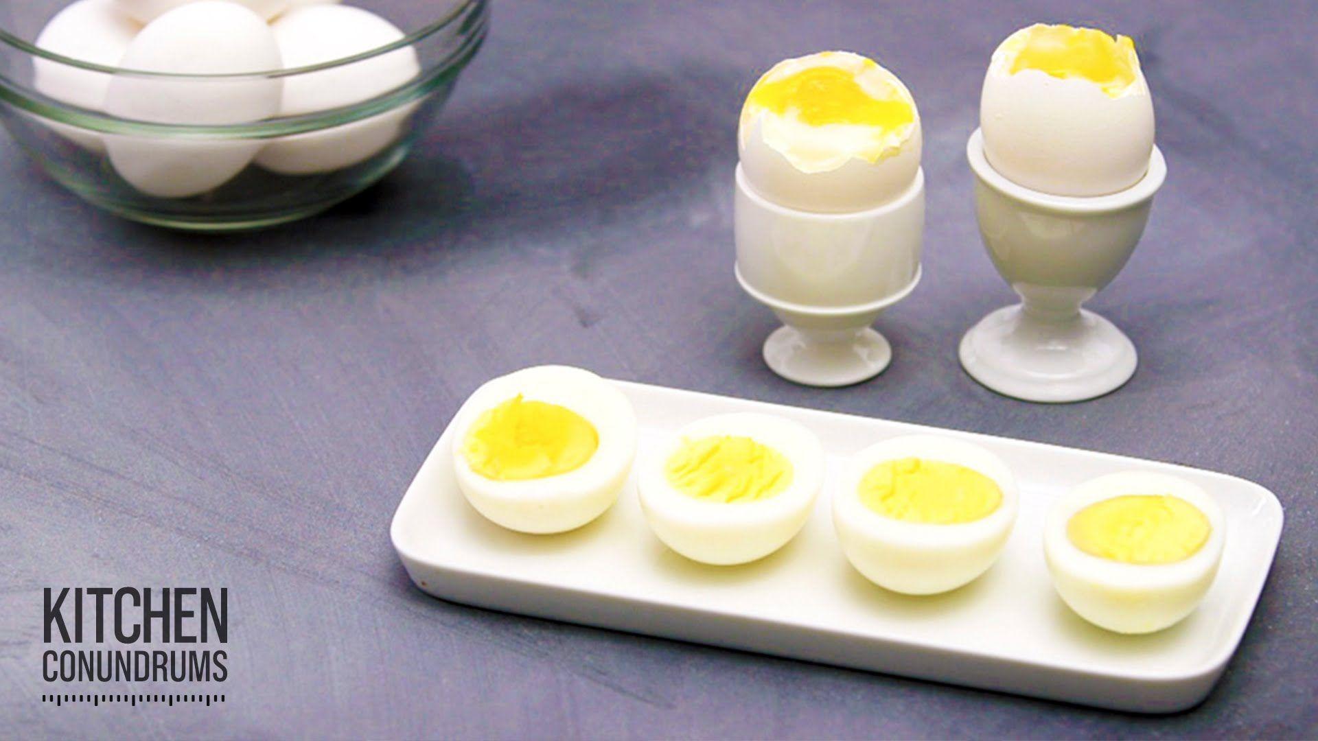 The Trick to Hard and Soft Boiled Eggs