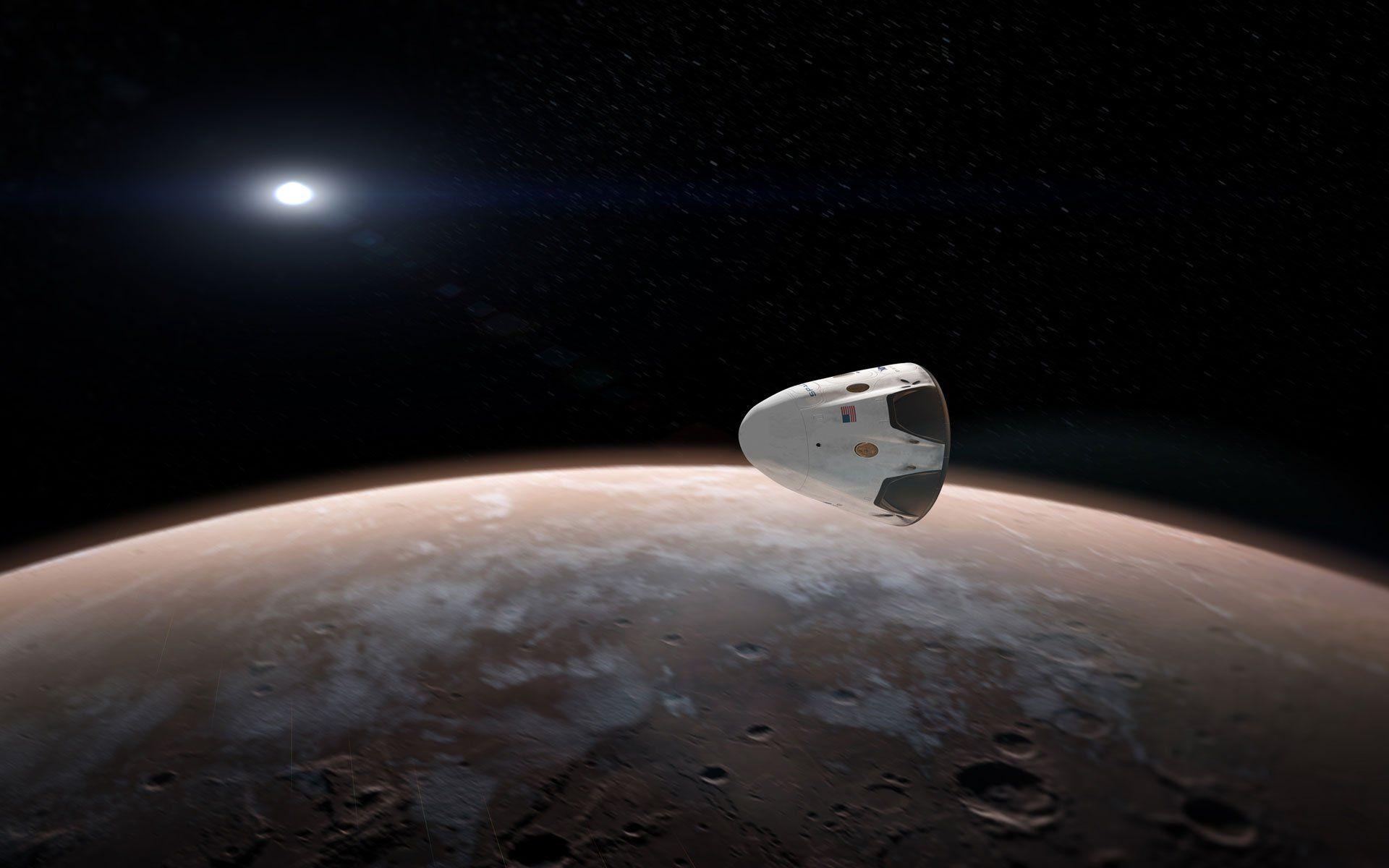 SpaceX's Dragon Orbits Mars