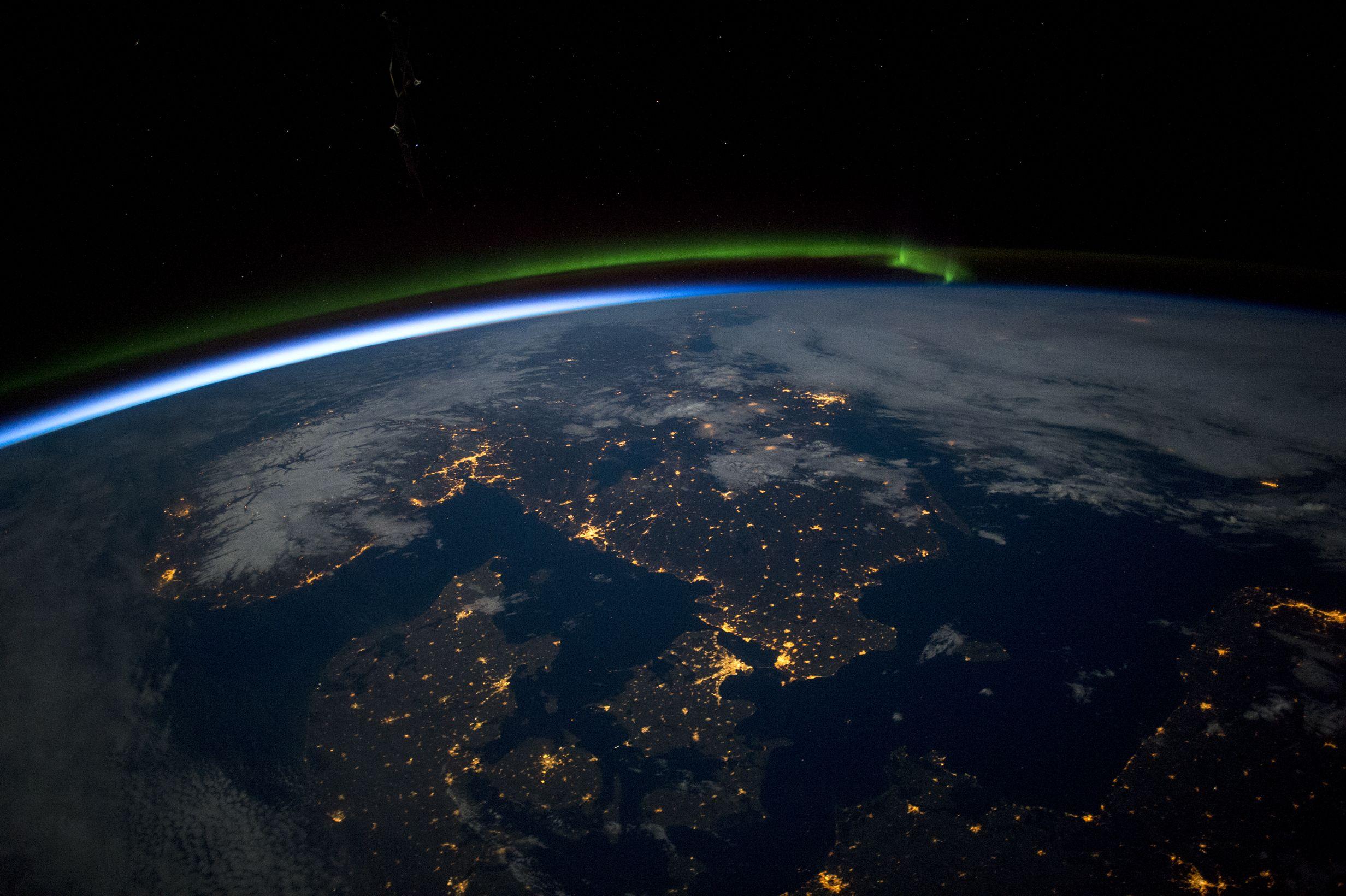 Space Station Earth Image of 2015