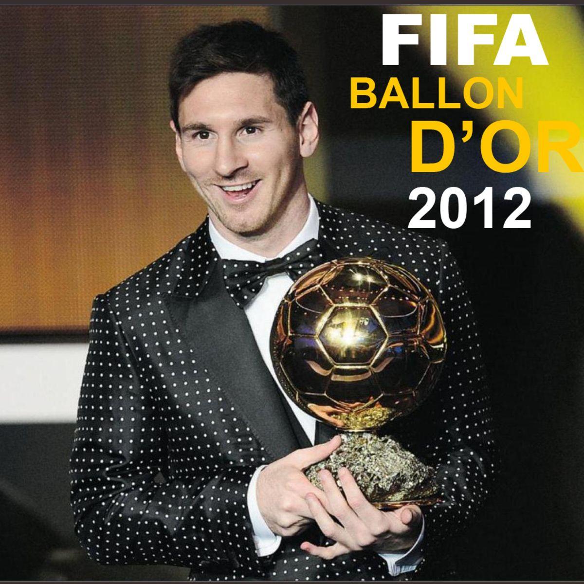 Lionel Messi Fifa Ballon Dor 2012 Gala Wallpaper Sport