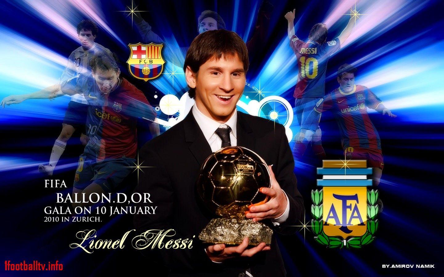 Beautiful Lionel Messi Ballon D'or Wallpaper Kqk9 Football