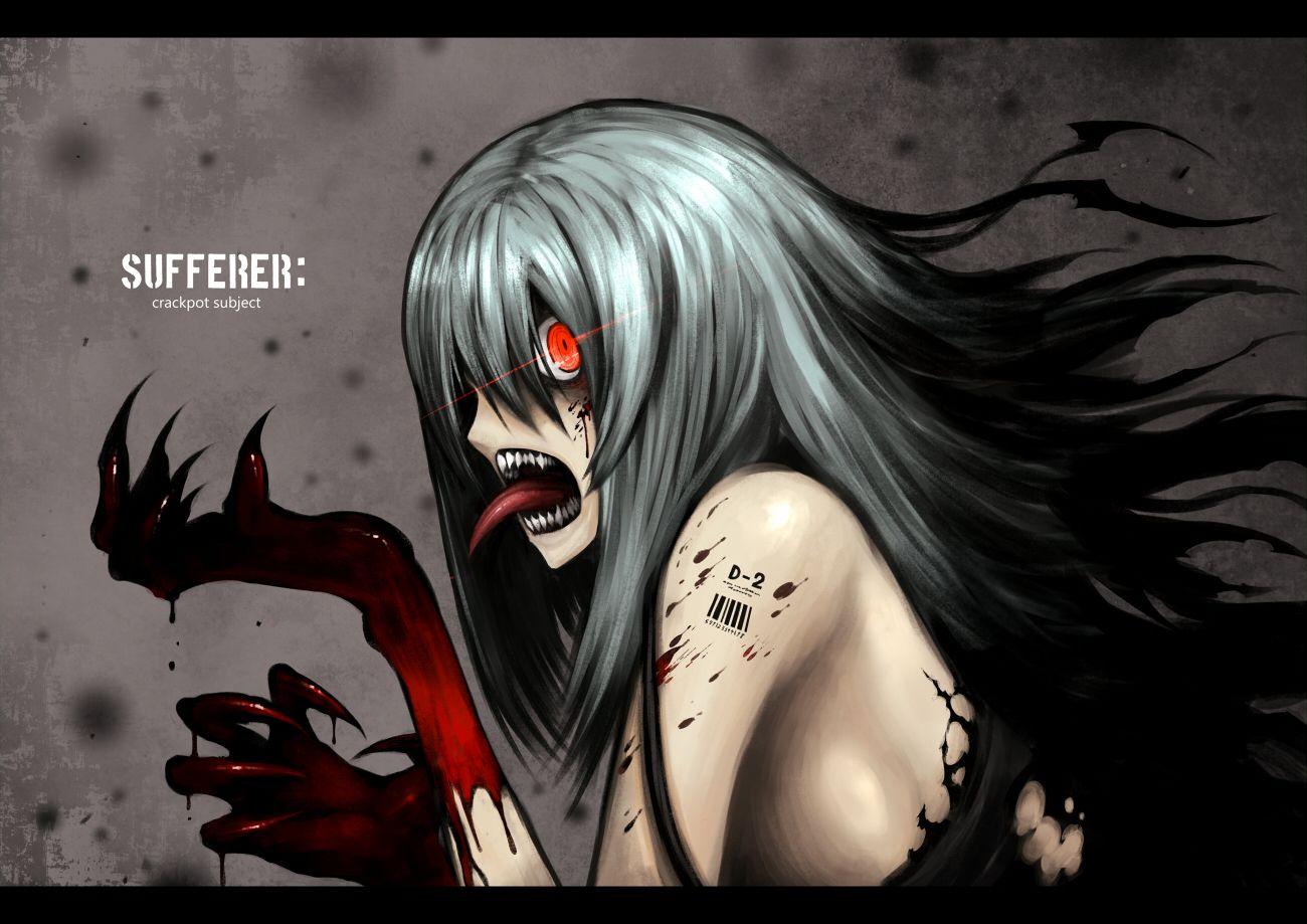 Anime Horror Girl Wallpaper HD Wallpaper