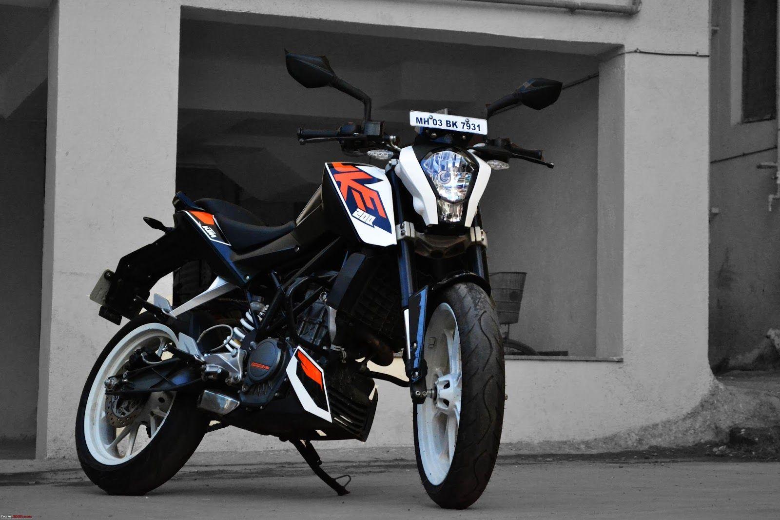 KTM Duke 200 Black Colour HD Wallpaper And Image Download