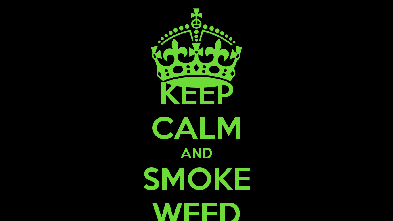 Keep Calm And Smoke Weed Desktop