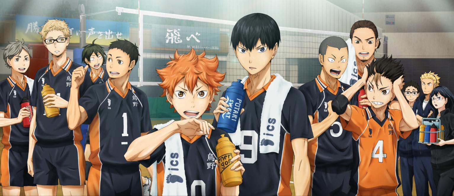 Download Haikyuu 4K Karasuno Game Mode Wallpaper