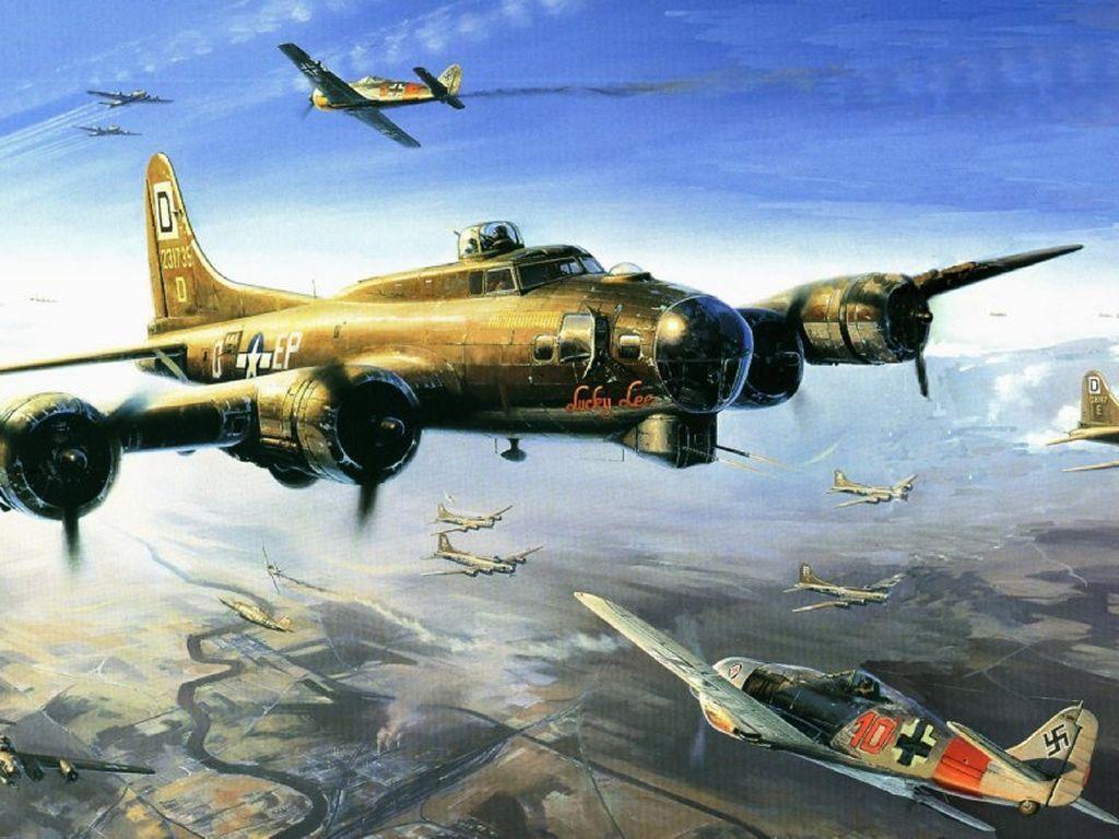 On 14 Oct. Which Would Become Known As Black Thursday, Of The 291 B 17s Involved In A Raid 59 Were Shot Down. Combin. Aviation Art, Aircraft Art, Aviation