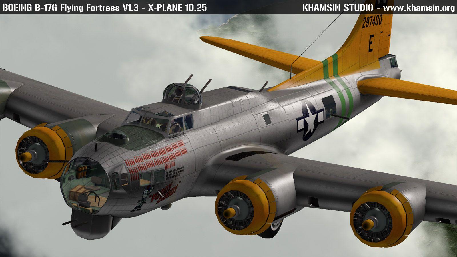 Boeing B 17G For Xplane10 Fixed Wing Before 1946