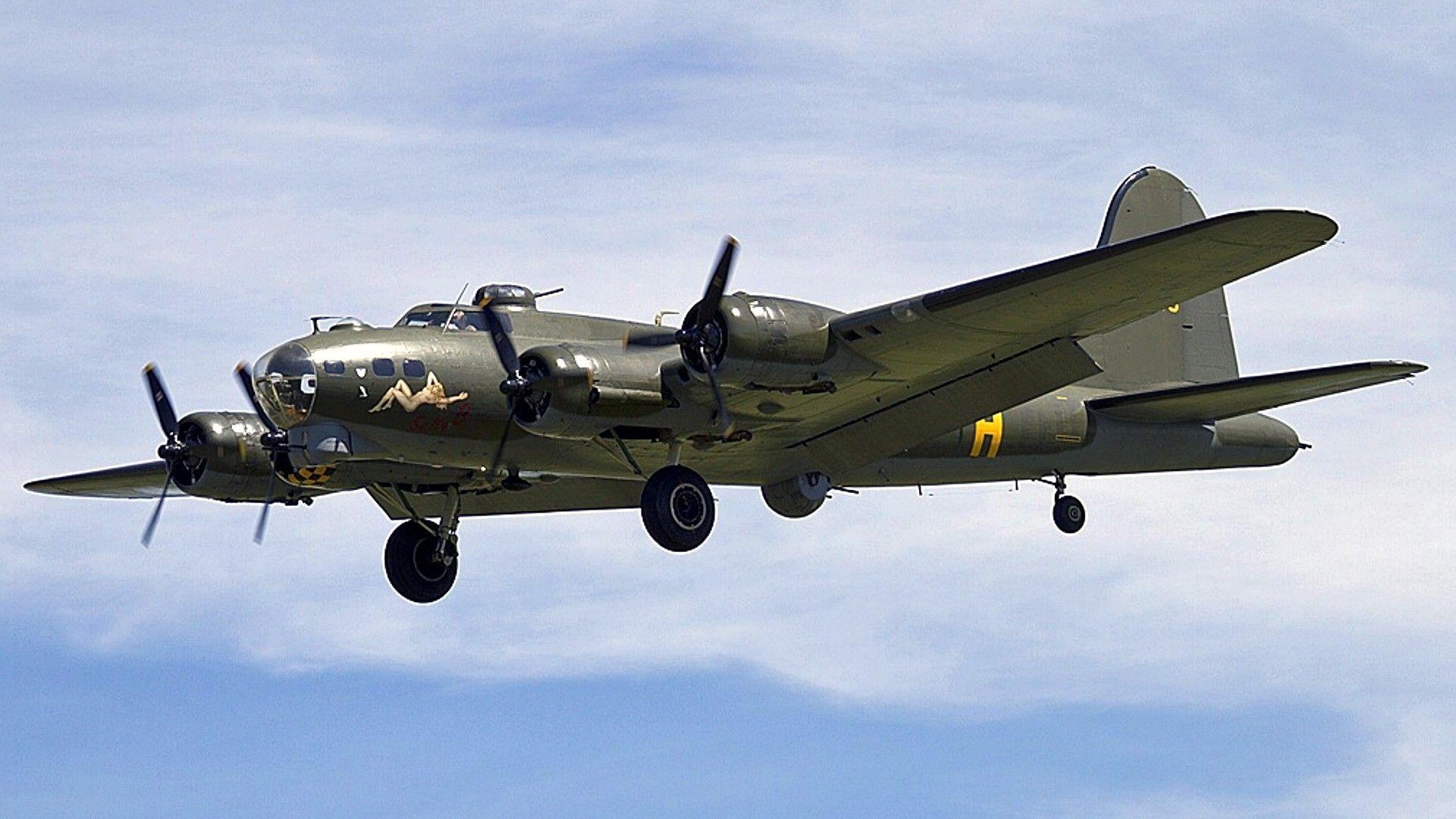 airplanes bomber boeing b17 flying fortress 1920x1080 wallpaper