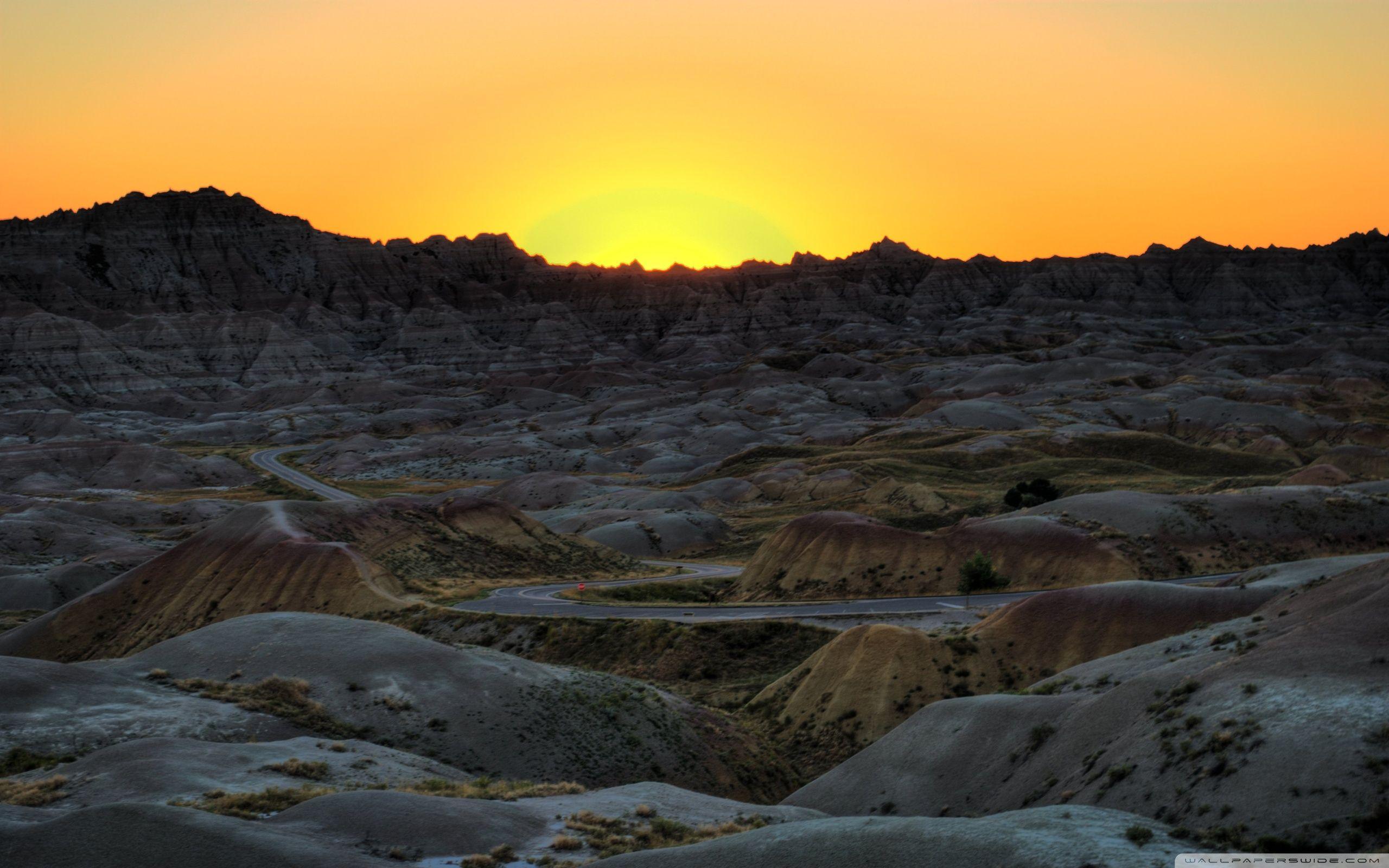 Badlands National Park Sunset, South Dakota ❤ 4K HD Desktop