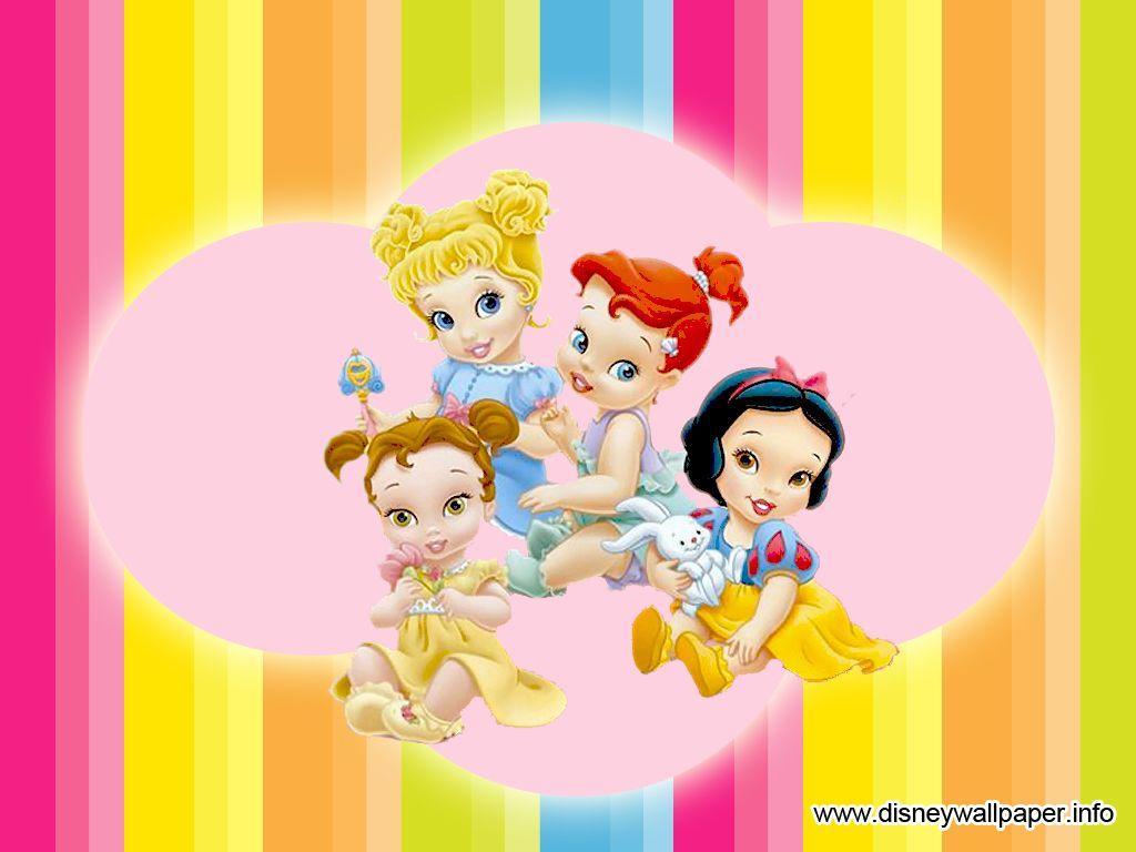 Wallpaper of Baby Disney Princesses for fans of Disney Princess