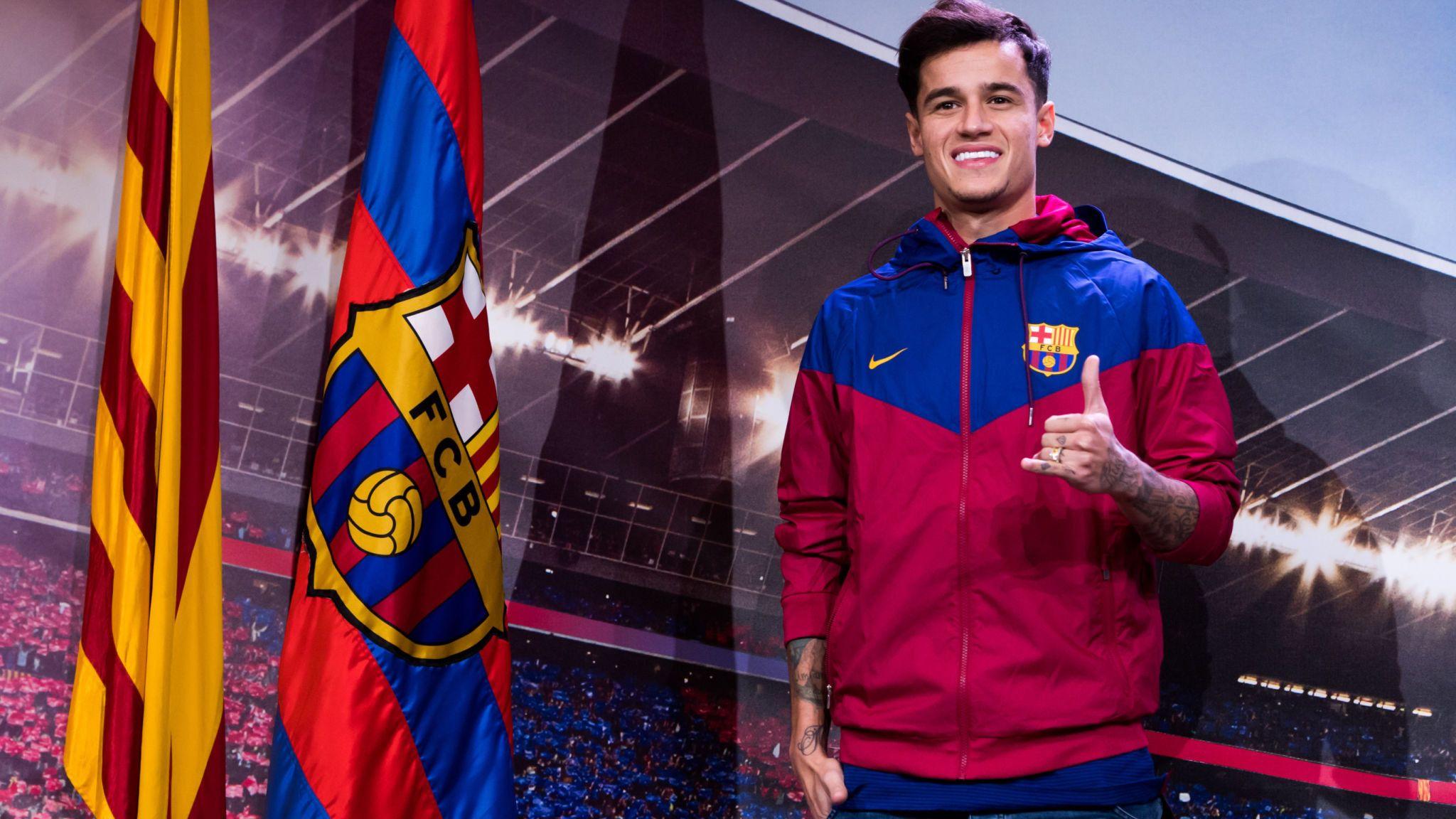 Philippe Coutinho excited to play alongside 'idols' as Barcelona