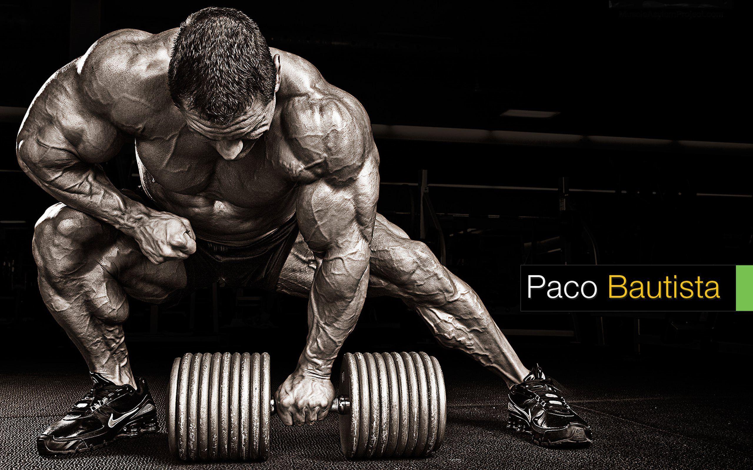 Download wallpaper Paco Bautista, bodybuilding, athlete, muscles