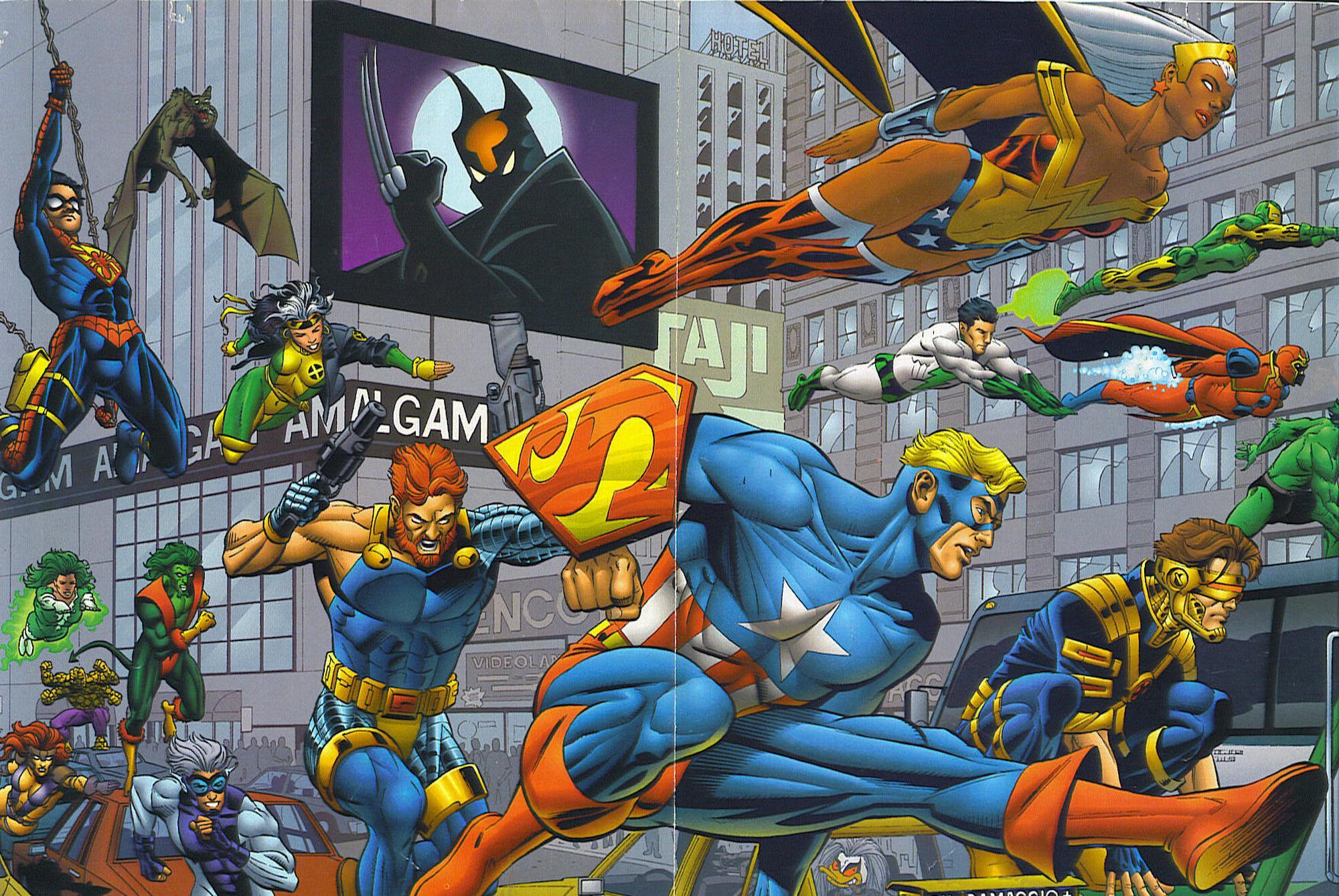 Amalgam Comics Comic Wallpaper
