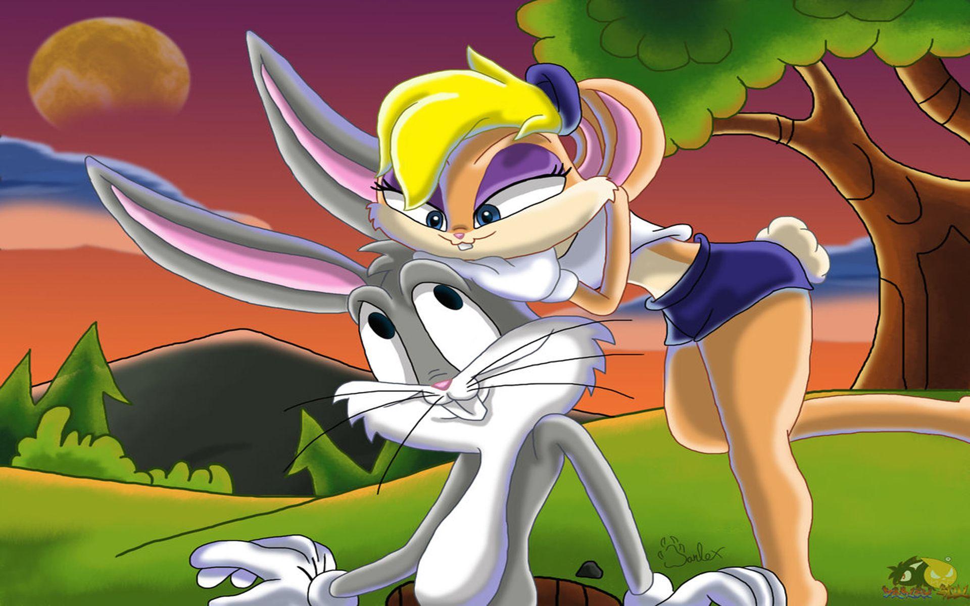 Bugs Bunny And Lola Bunny Desktop HD Wallpaper For Mobile Phones