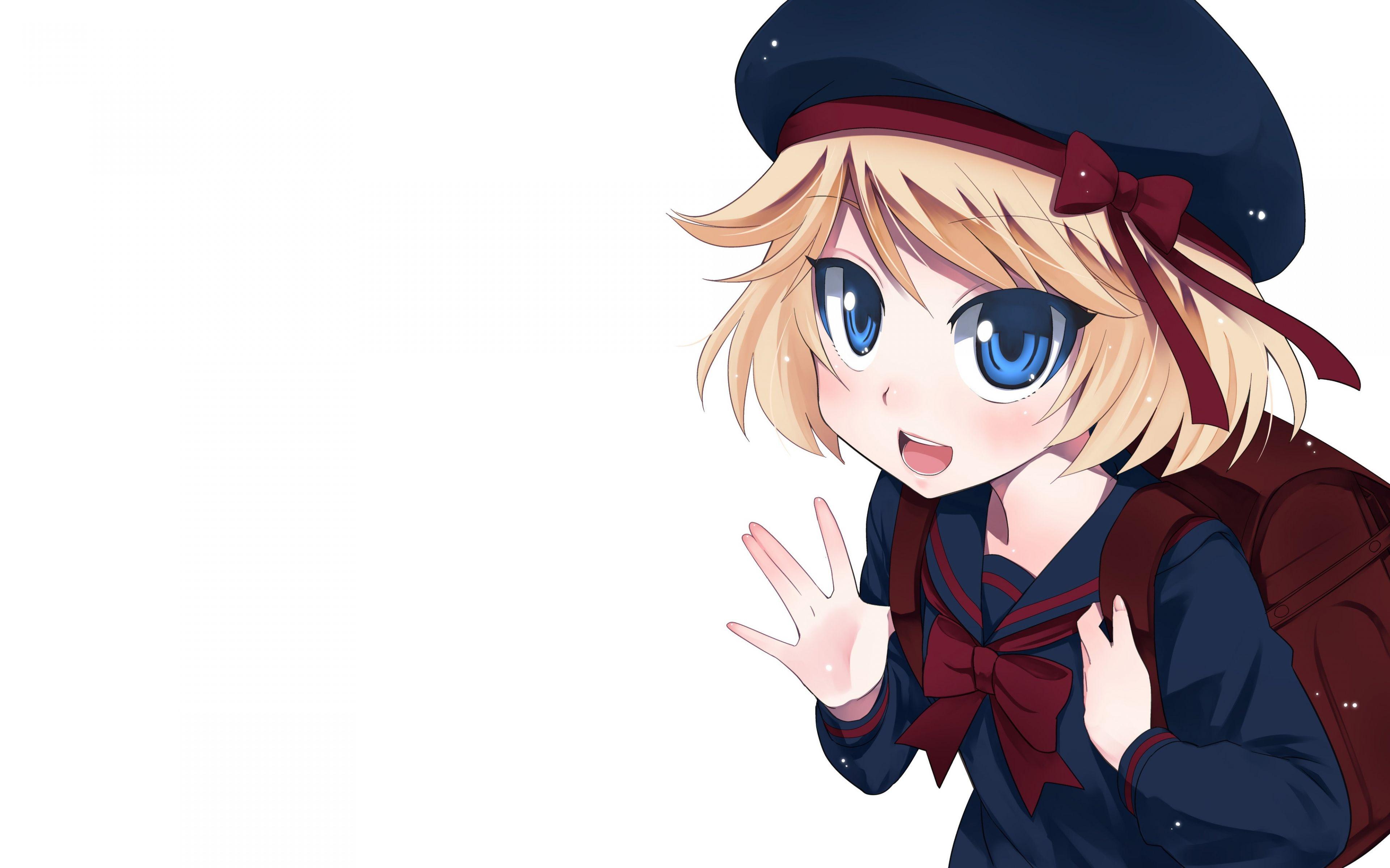 Download Wallpaper 3840x2400 Cardfight vanguard, Girl, Blonde