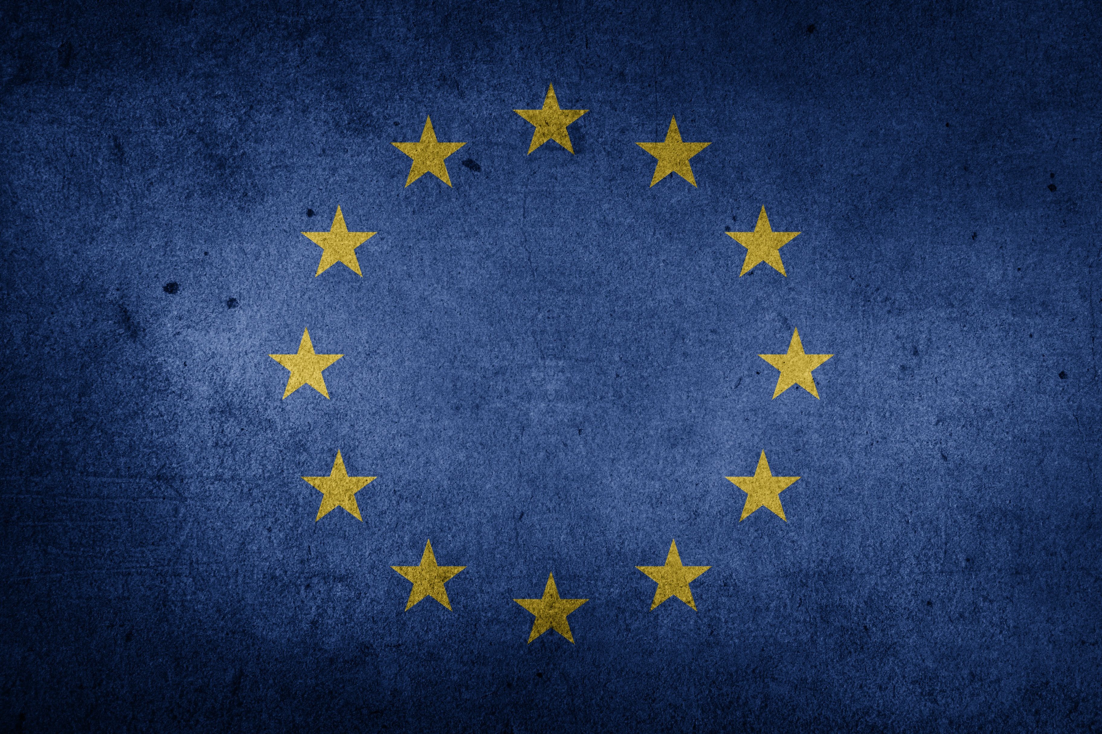 The Flag of the European Union (Grunge) HD Wallpaper