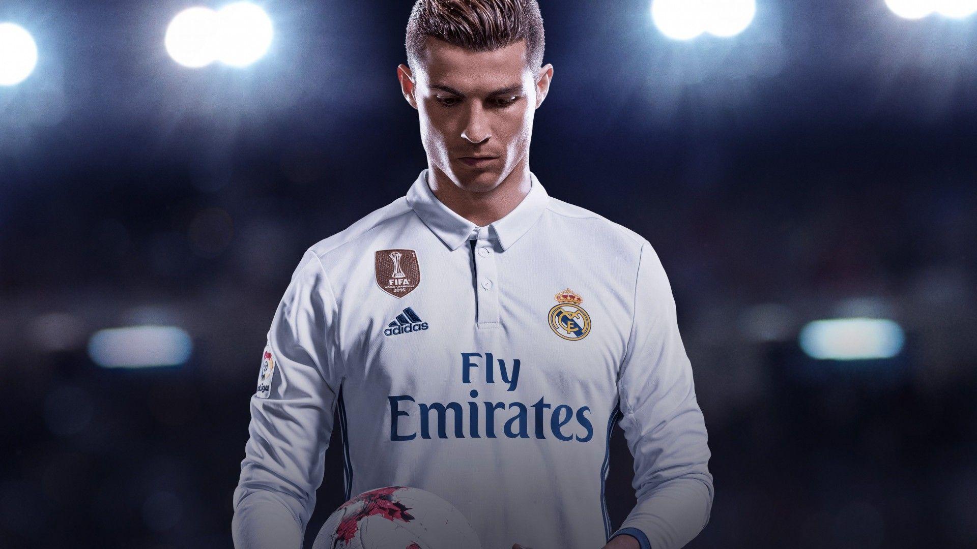Wallpaper Cristiano Ronaldo, FIFA 18, 4K, Games