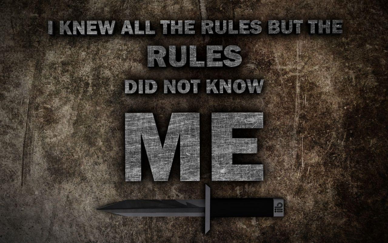 Rules Did Not Know Me wallpaper. Rules Did Not Know Me