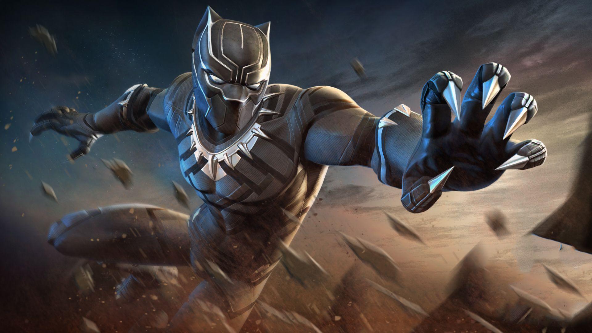 Black Panther Marvel Contest Of Champions Laptop Full HD