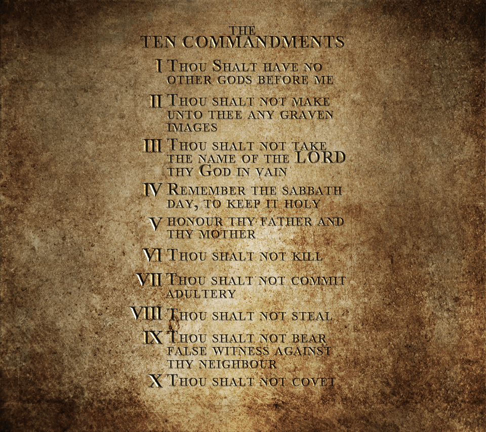 Ten Commandments Wallpapers.