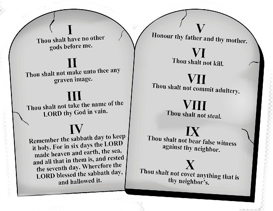 So what about the ten commandments?st Wittness