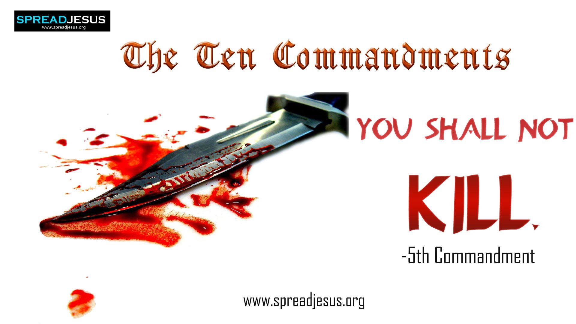 The Ten Commandments:: 5th Commandment in 10 Commandments - 10