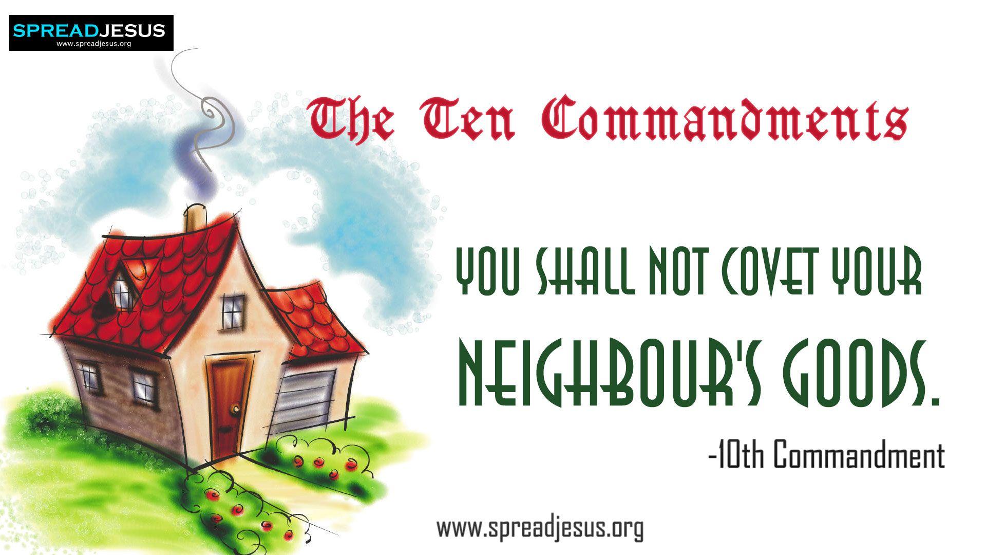 The Ten Commandments:10th Commandment in 10 Commandments:10