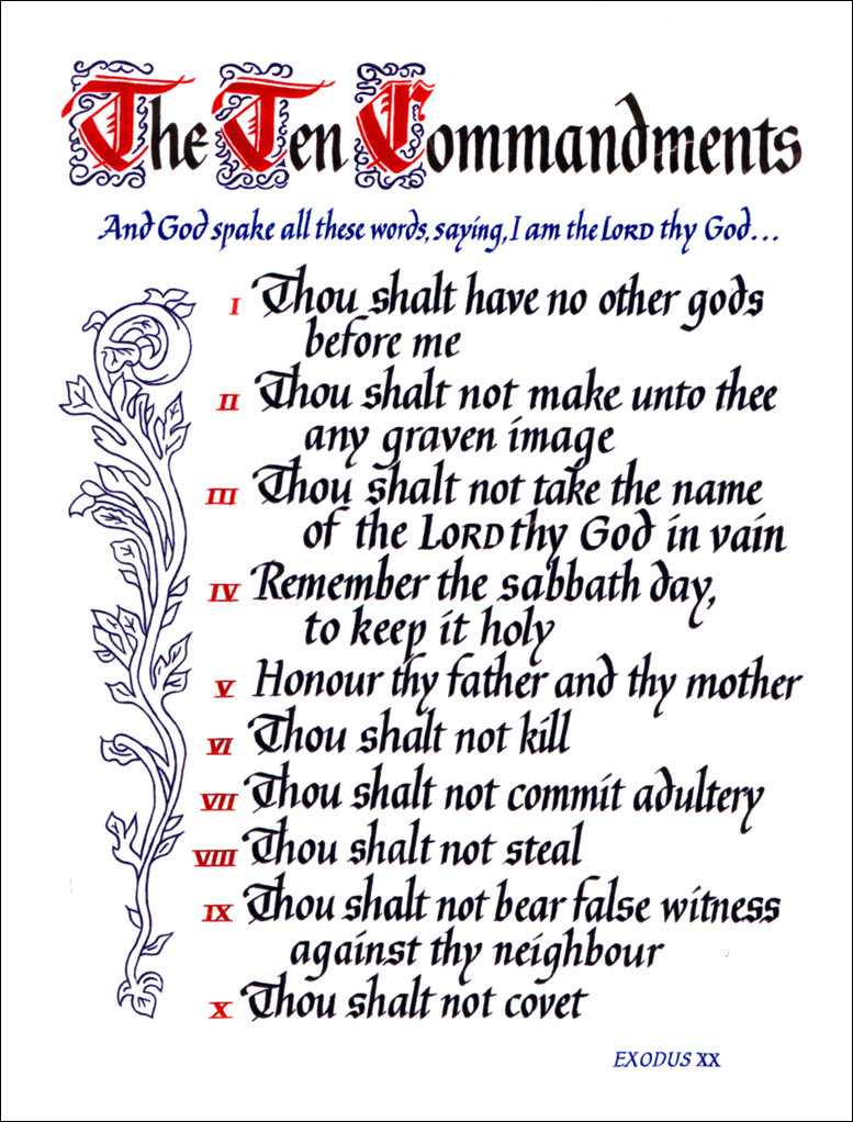 the 10 commandments in order. The_Ten_Commandments_lg.gif. Craft