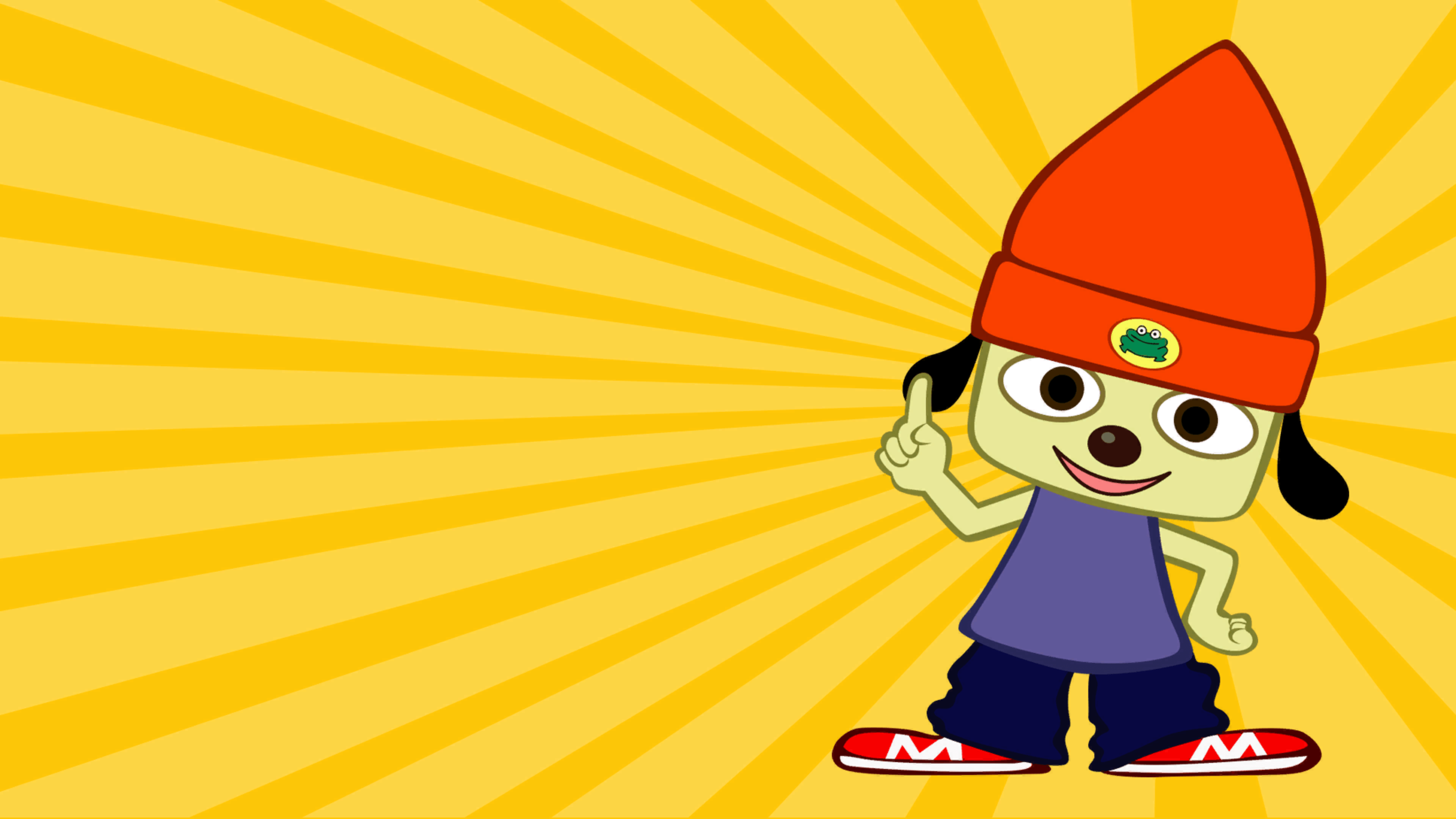 PaRappa the Rapper] [Screenshot] Wallpaper 4K and 1080P. #Playstation4 #PS4 #Sony #videogames #playstation #gamer #game. Japan graphic design, Rapper, Wallpaper