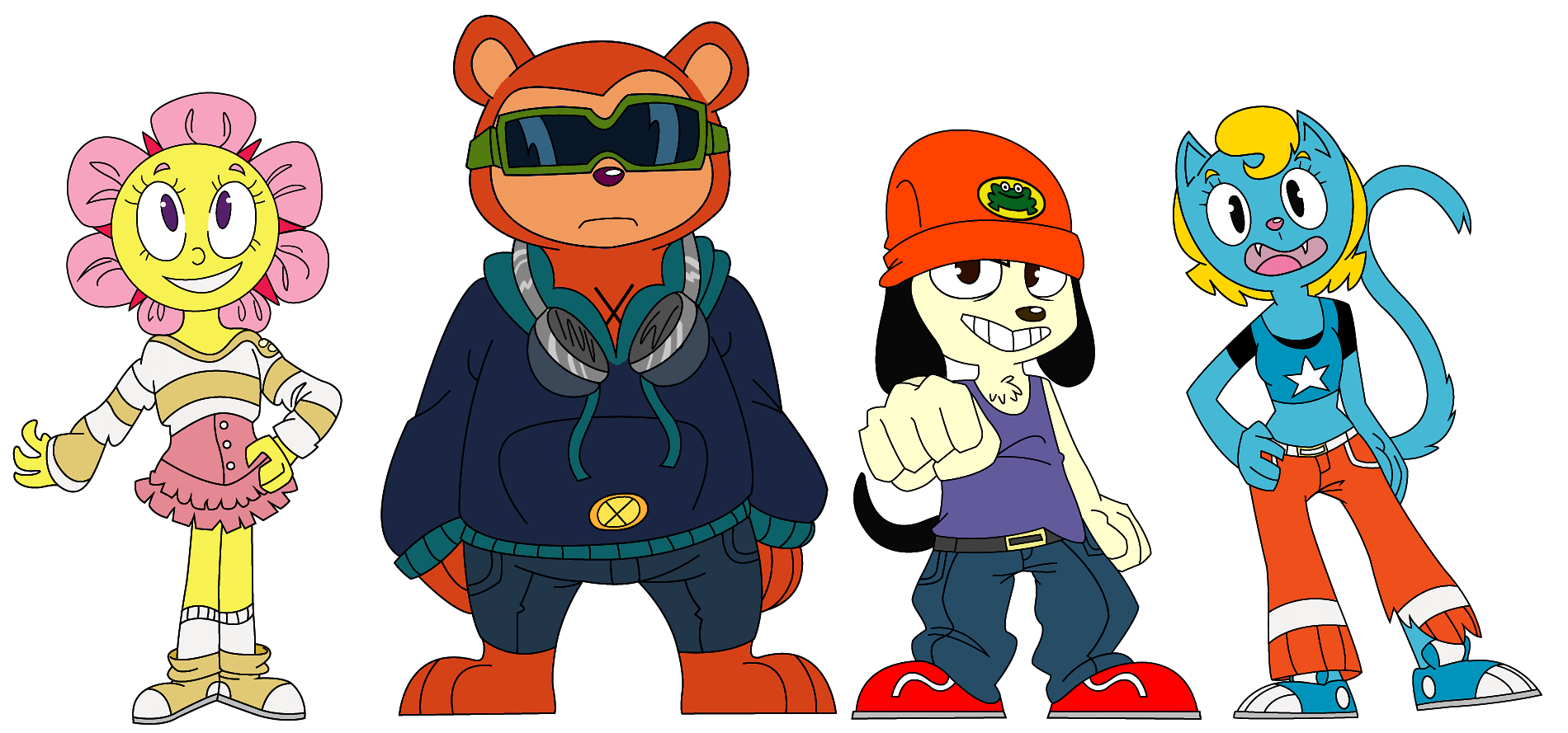 Parappa the Rapper image PaRappa Team HD wallpaper and background