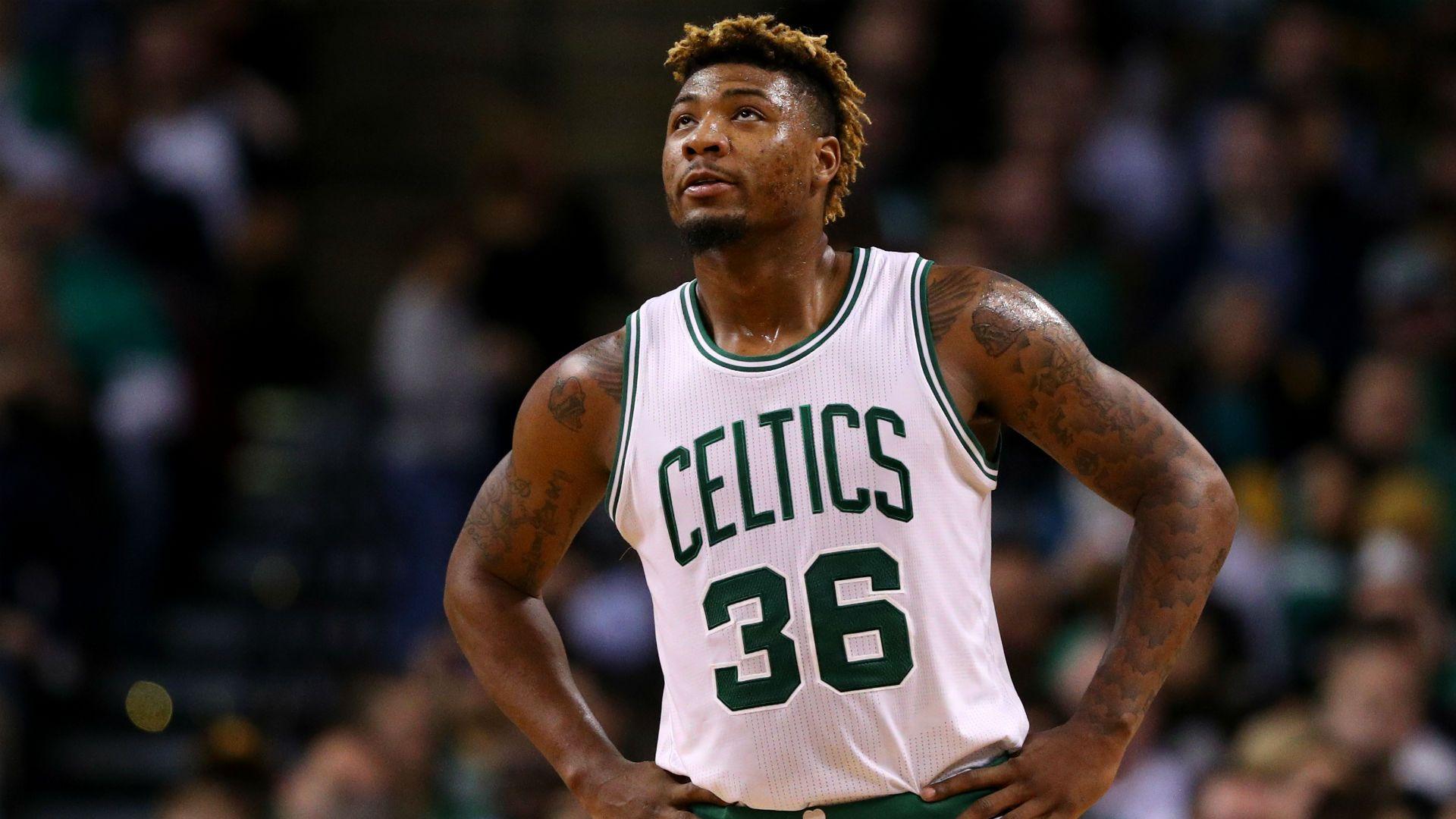 Marcus Smart injury update: Celtics guard hurt taking a swipe at