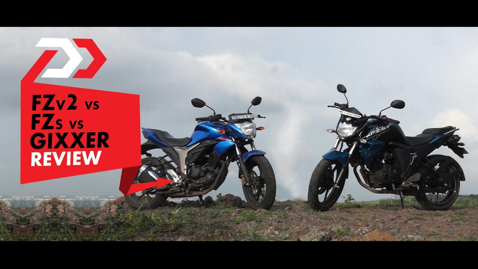 Yamaha FZ FI v2.0 vs v1.0 vs Suzuki Gixxer, Review, PowerDrift