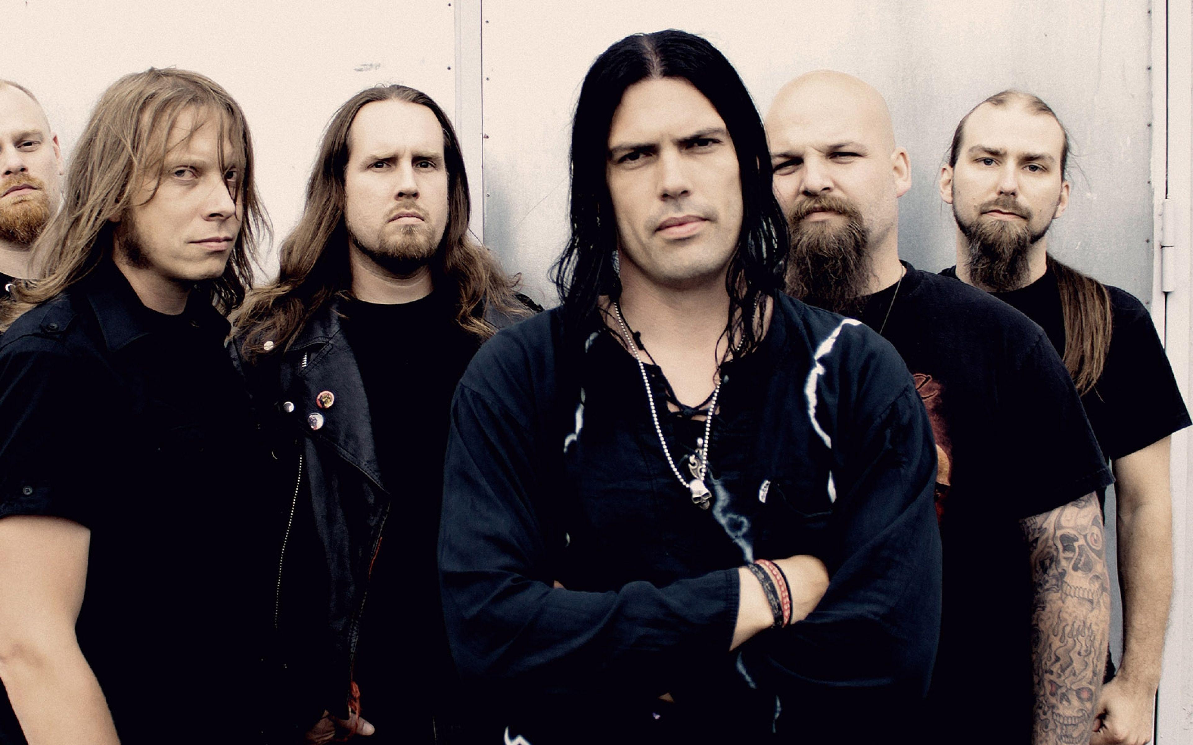 Download Wallpaper 3840x2400 Scar symmetry, Hair, Tattoo, Beard