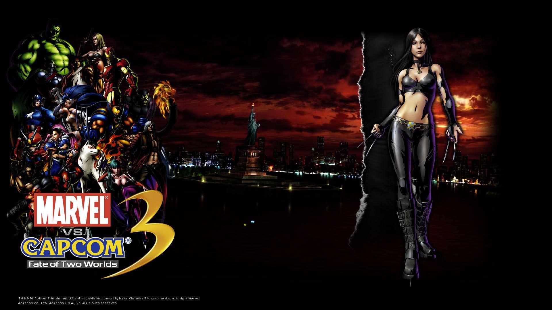 X 23 Asassin Vs Capcom 3 Wallpaper