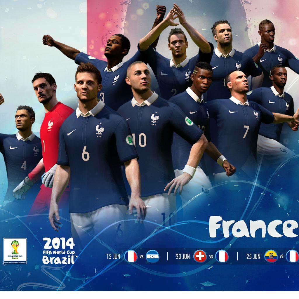 FIFA France Team iPad Wallpaper Download. iPhone Wallpaper