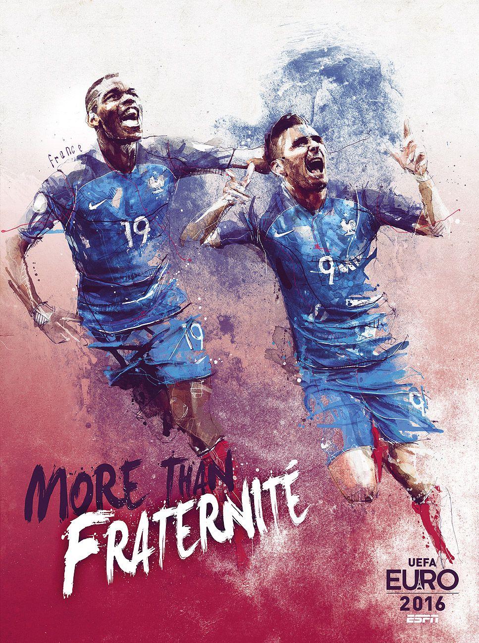 Euro 2016 team posters