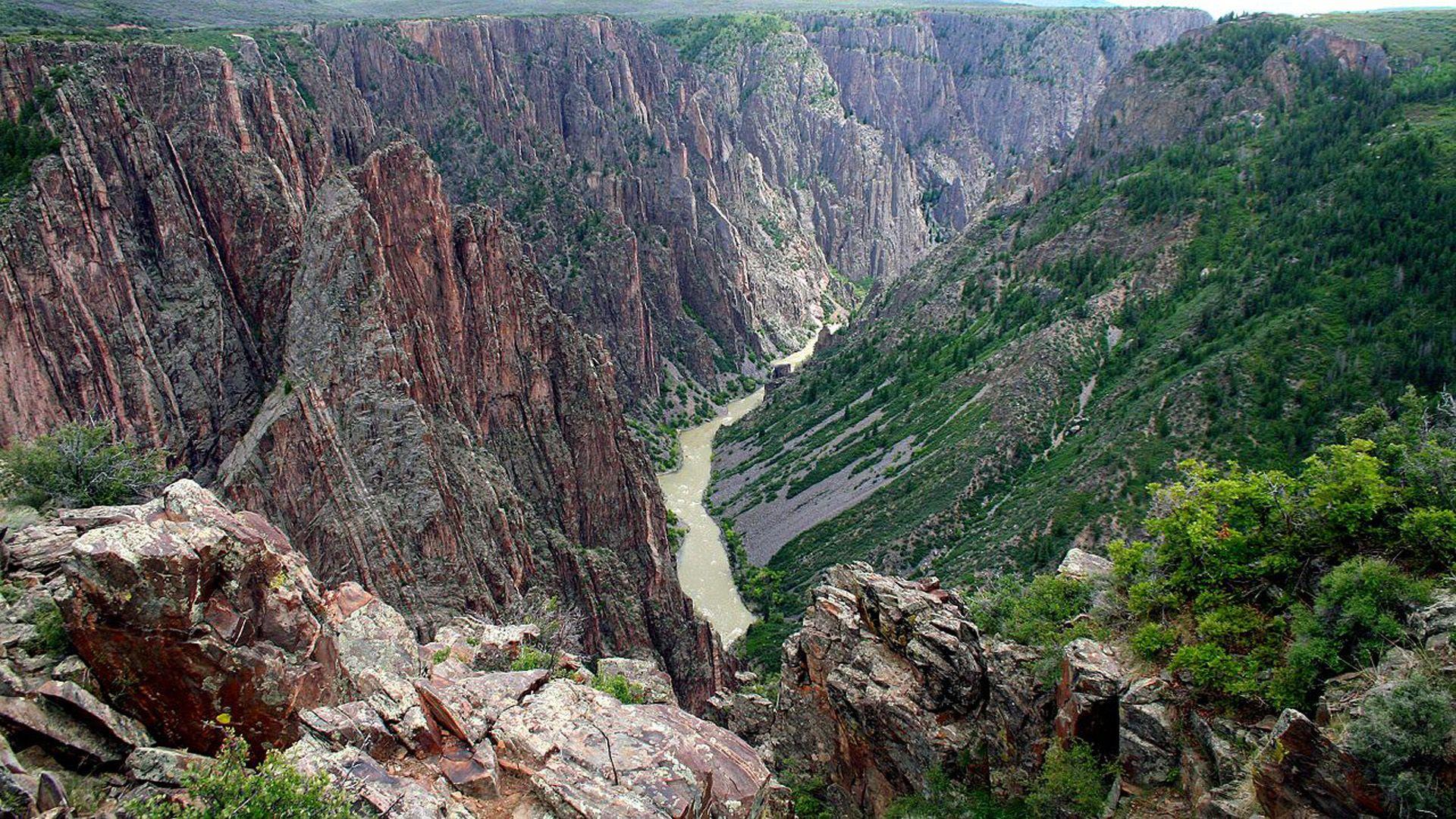 Black Canyon Of The Gunnison National Park And Gunnison River West