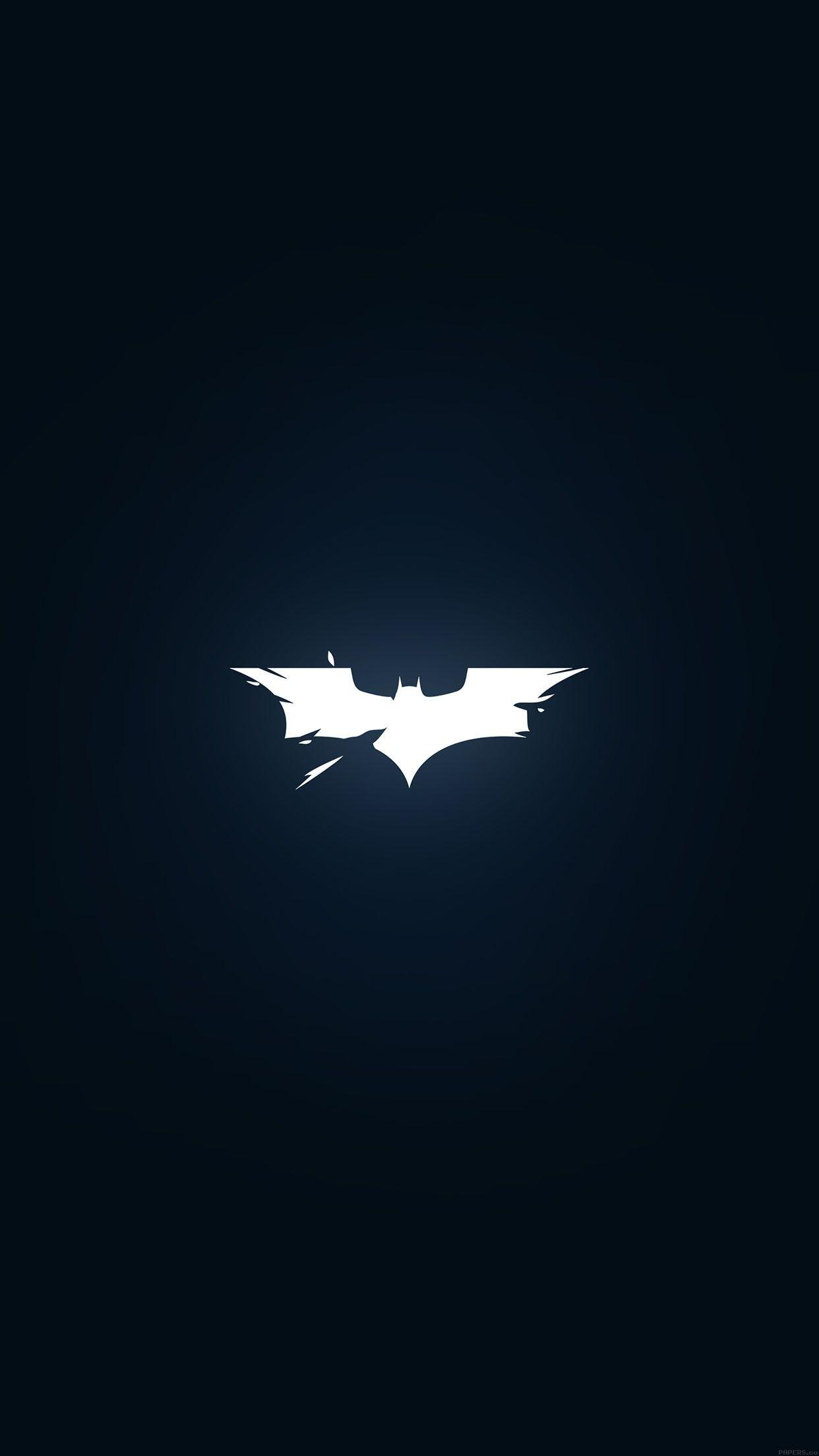 wallpaper batman logo dark shattered iPhone 6 Plus Wallpaper